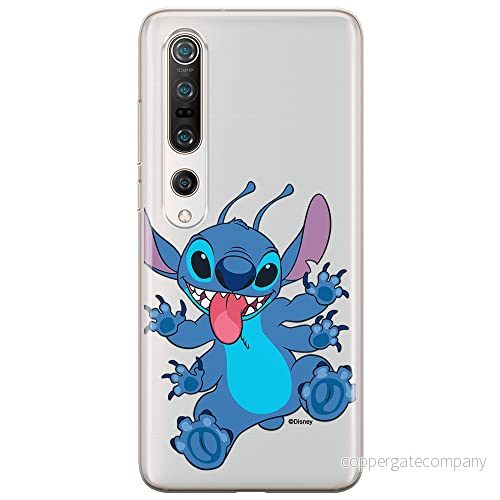 ERT GROUP mobiltelefonfodral för Xiaomi MI 10 / PRO originalt och officiellt licensierat Disney mönster Stitch 019 optimalt anpassad till formen på mobiltelefonen, gedeeltelijk transparant 5905131232878