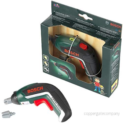 Theo Klein 8300 Bosch Batteridriven skruvdragare Ixolino med ljus och ljud Utbytbara bits Mått: 12,5 cm x 4 9 Leksak för barn från 3 år 4009847083005