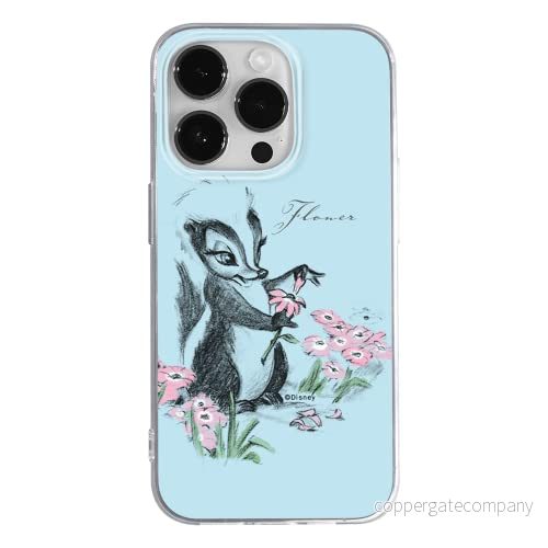 ERT GROUP mobiltelefonfodral för Apple Iphone 14 PRO MAX originalt och officiellt licensierat Disney mönster Flower Skunk 001 anpassad till formen på mobiltelefonen, fodral tillverkad av TPU plast 5905131940759