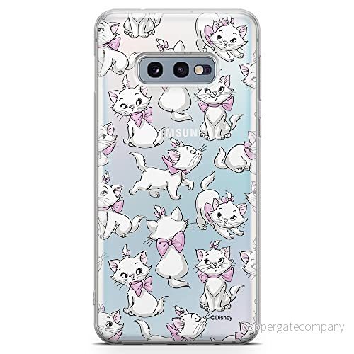 ERT GROUP mobiltelefonfodral för Samsung S10e originalt och officiellt licensierat Disney mönster Marie 003 optimalt anpassad till formen på mobiltelefonen, gedeeltelijk transparant 5903040602959
