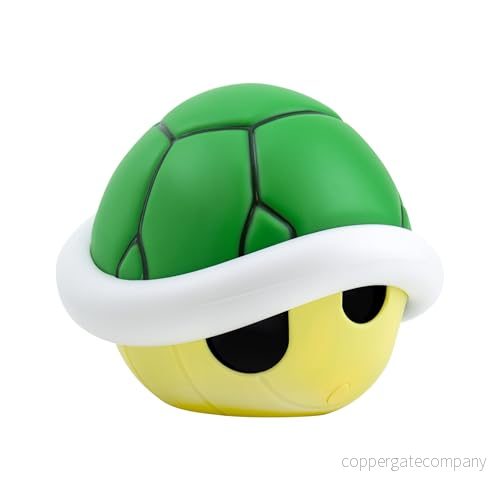 Paladone Super Mario Bros grönt skal ljus med ljud batteridrift Officiell Nintendo Merchandise en storlek, flerfärgad 5055964767631