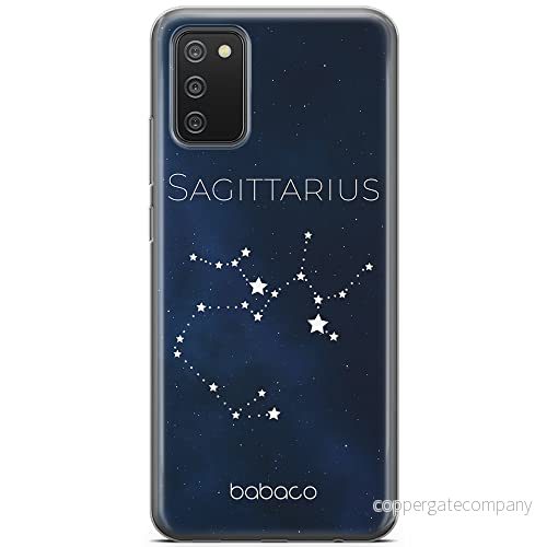 ERT GROUP mobiltelefonfodral för Samsung A02S originalt och officiellt licensierat Babaco mönster Zodiac Constellation 009 anpassad till formen på mobiltelefonen, fodral tillverkad av TPU plast 5903932198348
