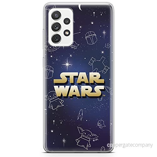 ERT GROUP mobiltelefonfodral för Samsung A73 5G originalt och officiellt licensierat Star Wars mönster Baby Yoda 022 optimalt anpassad till formen på mobiltelefonen, fodral tillverkad av TPU plast 5904805518973
