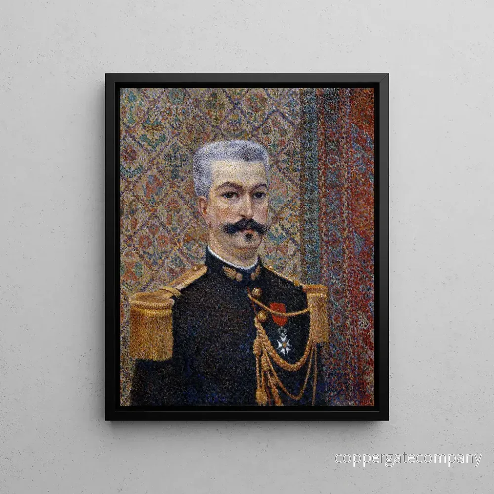 Målning av Monsieur Pool – Albert Dubois-Pillet | Konsttryck Målning av Monsieur Pool – Albert Dubois-Pillet | Konsttryck