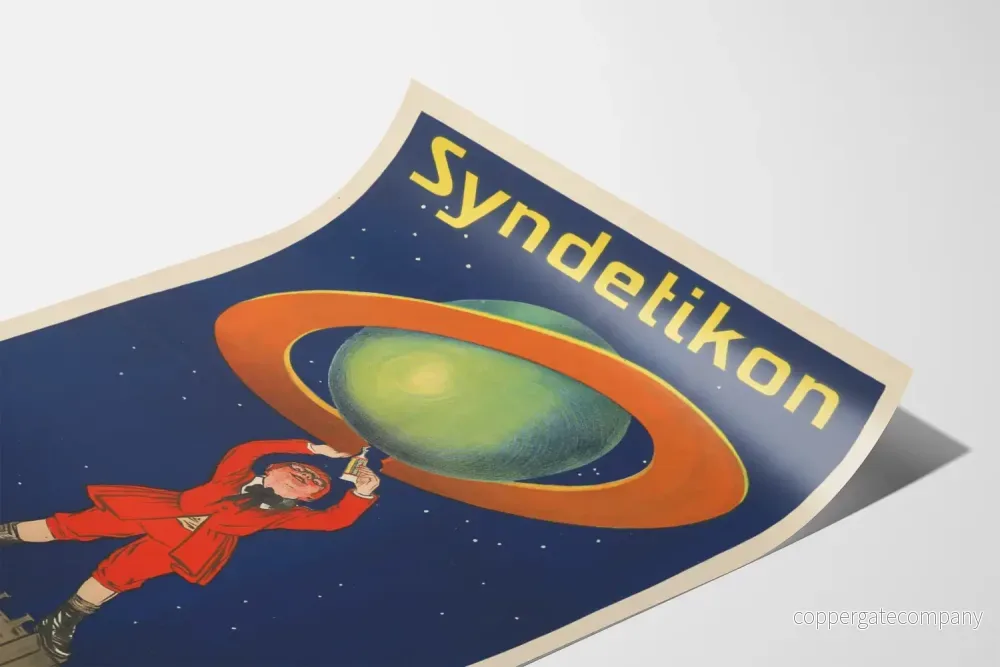 Vintageposter Syndetikon Allt-inklusive limmet, även för järn - Bild 3