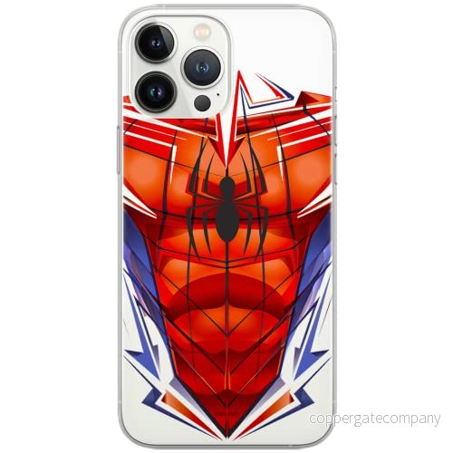 ERT GROUP mobiltelefonfodral för Xiaomi REDMI 10 originalt och officiellt licensierat Marvel mönster Spider Man 005 anpassad till formen på mobiltelefonen, gedeeltelijk transparant 5904805012570