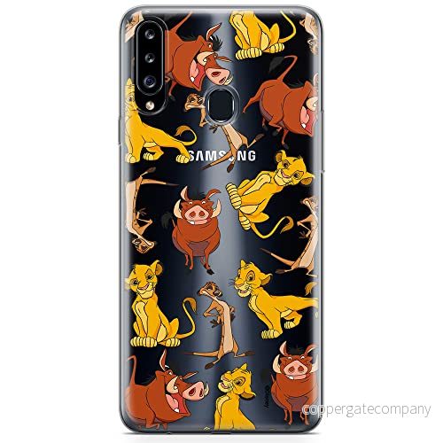 ERT GROUP mobiltelefonfodral för Samsung A20S originalt och officiellt licensierat Disney mönster Simba & Friends 010 optimalt anpassad till formen på mobiltelefonen, gedeeltelijk transparant 5905131791658