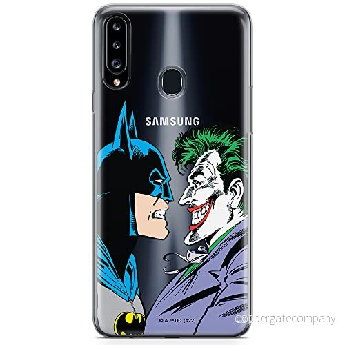 ERT GROUP mobiltelefonfodral för Samsung A20S originalt och officiellt licensierat DC mönster Batman & Joker 005 optimalt anpassad till formen på mobiltelefonen, gedeeltelijk transparant 5905131502216