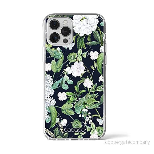 ERT GROUP mobiltelefonfodral för Iphone 12 PRO MAX originalt och officiellt licensierat Babaco mönster Flowers 034 optimalt anpassad till formen på mobiltelefonen, fodral tillverkad av TPU plast 5905131289360