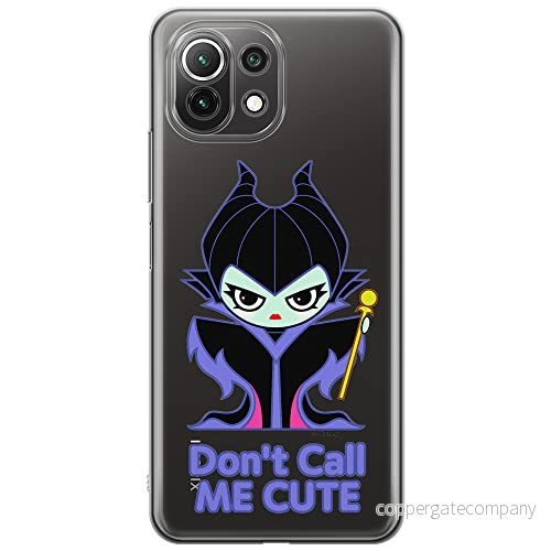 ERT GROUP mobiltelefonfodral för Xiaomi 11 LITE 4G/5G originalt och officiellt licensierat Disney mönster Maleficent 003, gedeeltelijk transparant 5905131479983