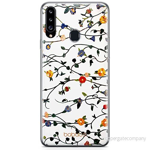ERT GROUP mobiltelefonfodral för Samsung A20S originalt och officiellt licensierat Babaco mönster Flowers 008 optimalt anpassad till formen på mobiltelefonen, fodral tillverkad av TPU plast 5904805437557
