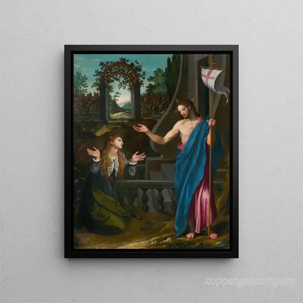 Målning Noli me Tangere - Alessandro Allori | Konsttryck