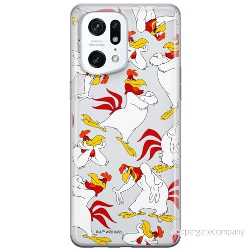 ERT GROUP mobiltelefonfodral för Oppo FIND X5 PRO originalt och officiellt licensierat Looney Tunes mönster Foghorn Leghorn 001 anpassad till formen på mobiltelefonen, gedeeltelijk transparant 5905511668075