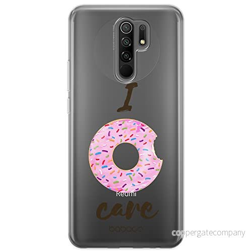 ERT GROUP mobiltelefonfodral för Xiaomi REDMI 9 originalt och officiellt licensierat Babaco mönster Donut 001 optimalt anpassad till formen på mobiltelefonen, gedeeltelijk transparant 5904805405310