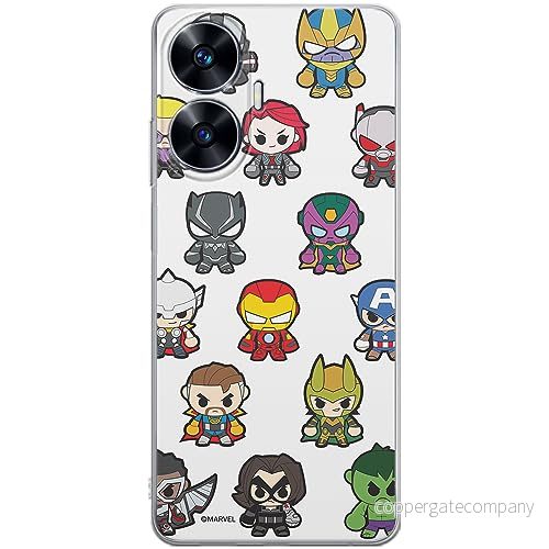 ERT GROUP mobiltelefonfodral för Realme C55 originalt och officiellt licensierat Marvel mönster Avengers 025 optimalt anpassad till formen på mobiltelefonen, fodral tillverkad av TPU plast 5905511866204