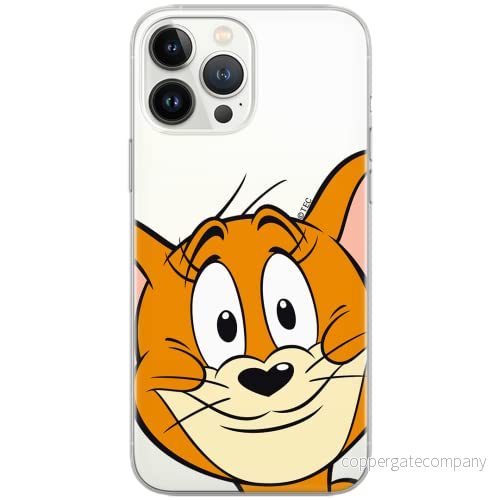 ERT GROUP mobiltelefonfodral för Apple Iphone 6/6S originalt och officiellt licensierat Tom and Jerry mönster 001 Vit optimalt anpassad till formen på mobiltelefonen, gedeeltelijk transparant 5903040873830