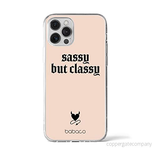 ERT GROUP mobiltelefonfodral för Apple Iphone 12 PRO MAX originalt och officiellt licensierat Babaco mönster Sassy but classy 001, fodral tillverkad av TPU plast 5903932882520