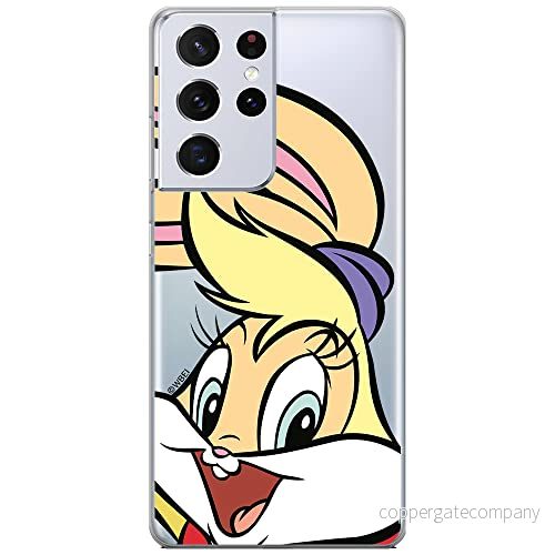 ERT GROUP mobiltelefonfodral för Samsung S21 ULTRA originalt och officiellt licensierat Looney Tunes mönster Lola 002 optimalt anpassad till formen på mobiltelefonen, gedeeltelijk transparant 5903932396270