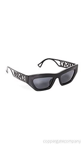 Versace Solglasögon, Storlek: 53, Black 8056597726023