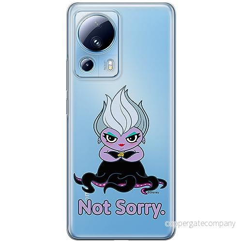 ERT GROUP mobiltelefonfodral för Xiaomi 13 LITE/CIVI 2 originalt och officiellt licensierat Disney mönster Ursula 004 optimalt anpassad till formen på mobiltelefonen, gedeeltelijk transparant 5905511927684