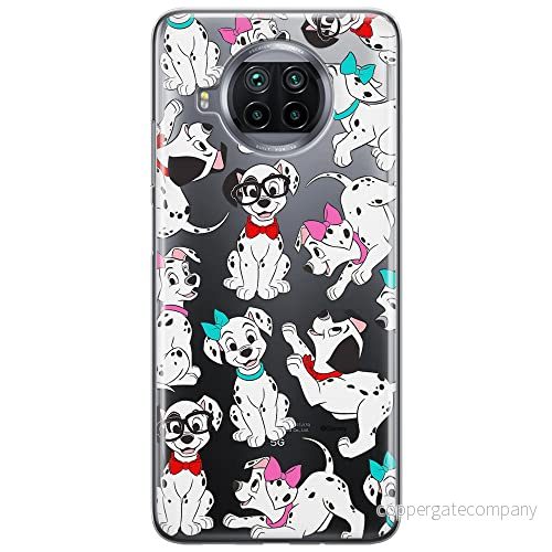 ERT GROUP mobiltelefonfodral för Xiaomi MI 10T LITE/REDMI NOTE 9 PRO 5G originalt och officiellt licensierat Disney mönster Dalmatians 006, gedeeltelijk transparant 5905131801586