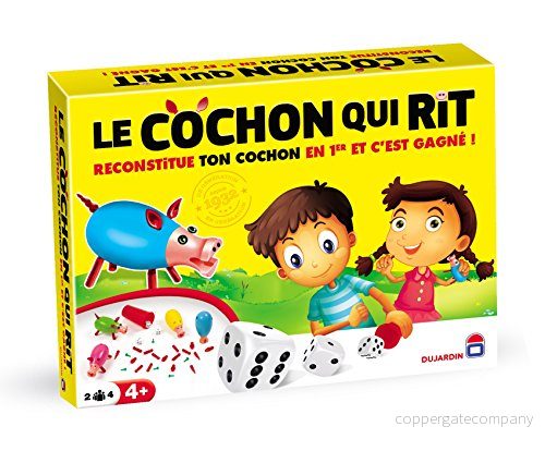 Dujardin brädspel gris Qui Rit spel 3100171000049