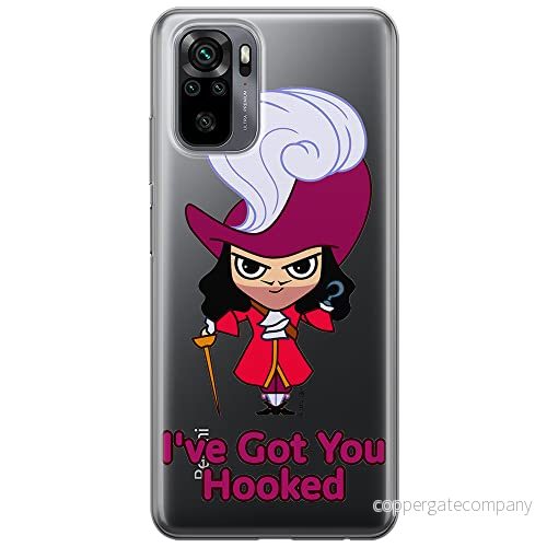 ERT GROUP mobiltelefonfodral för Xiaomi REDMI NOTE 10/ 10S originalt och officiellt licensierat Disney mönster James Hook 001 optimalt anpassad till formen på mobiltelefonen, gedeeltelijk transparant 5905131455550