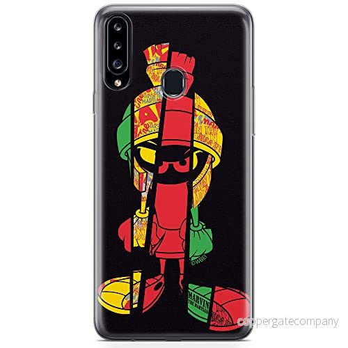 ERT GROUP mobiltelefonfodral för Samsung A20S originalt och officiellt licensierat Looney Tunes mönster Marvin 003 optimalt anpassad till formen på mobiltelefonen, fodral tillverkad av TPU plast 5904805438998
