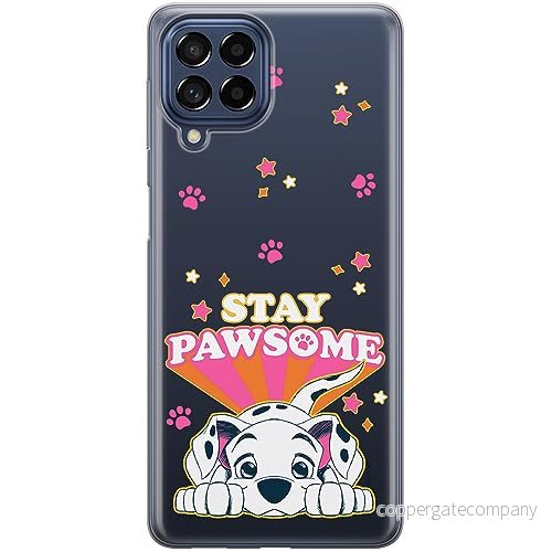 ERT GROUP mobiltelefonfodral för Samsung M53 5G originalt och officiellt licensierat Disney mönster Dalmatian 007 optimalt anpassad till formen på mobiltelefonen, gedeeltelijk transparant 5905511991999