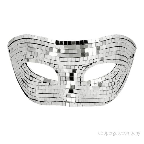 Boland ögonmask disco, mask för kostymer, accessoarer, karneval, temafest och halloween 8712026001986