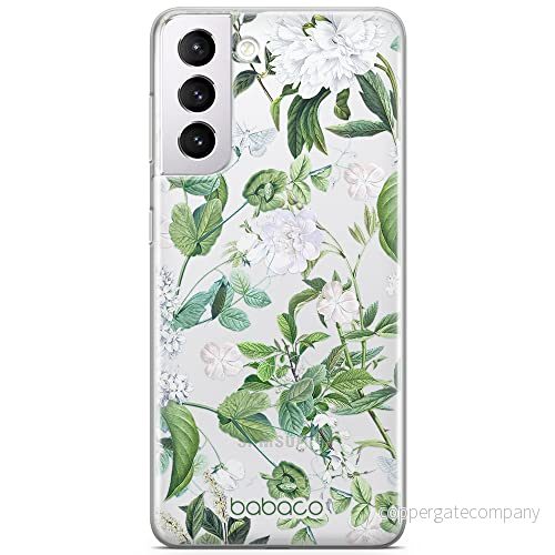 ERT GROUP mobiltelefonfodral för Samsung S21 PLUS originalt och officiellt licensierat Babaco mönster Flowers 034 optimalt anpassad till formen på mobiltelefonen, gedeeltelijk transparant 5905131292582