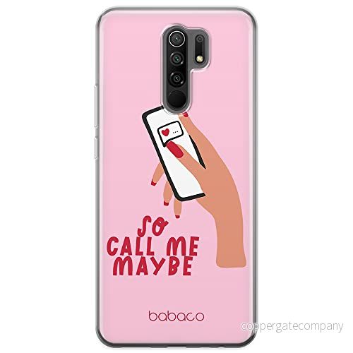 ERT GROUP mobiltelefonfodral för Xiaomi REDMI 9 originalt och officiellt licensierat Babaco mönster Call me maybe 001 optimalt anpassad till formen på mobiltelefonen, fodral tillverkad av TPU plast 5904805035258