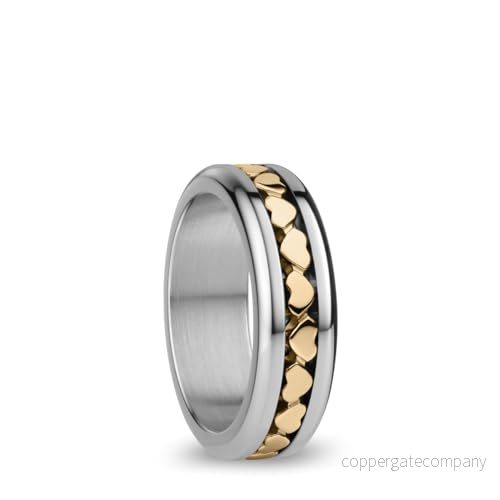 BERING Damring i glänsande silver Arctic Symphony Collection med Rostfritt stål Verdon 6, stål, Ingen ädelsten 5710718270590