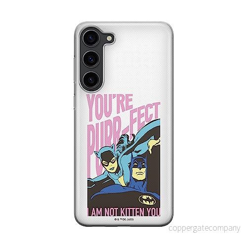 ERT GROUP mobiltelefonfodral för Samsung S23 PLUS originalt och officiellt licensierat DC mönster Batman 067 optimalt anpassad till formen på mobiltelefonen, fodral tillverkad av TPU plast 5905511455750