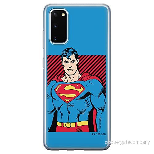 ERT GROUP mobiltelefonfodral för Samsung S20 / S11E originalt och officiellt licensierat DC mönster Superman 029 optimalt anpassad till formen på mobiltelefonen, fodral tillverkad av TPU plast 5905131567956