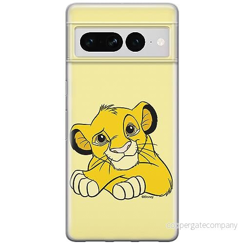 ERT GROUP mobiltelefonfodral för Google PIXEL 7 PRO originalt och officiellt licensierat Disney mönster Simba & Friends 009 anpassad till formen på mobiltelefonen, fodral tillverkad av TPU plast 5905795171612