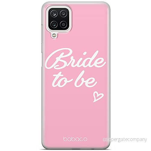 ERT GROUP mobiltelefonfodral för Samsung A12 / M12 F12 originalt och officiellt licensierat Babaco mönster Bride to be 001 anpassad till formen på mobiltelefonen, fodral tillverkad av TPU plast 5904805767333