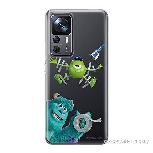 ERT GROUP mobiltelefonfodral för Xiaomi 12T/12T pro/K50 Ultra originalt och officiellt licensierat Disney mönster Monsters 001 optimalt anpassad till formen på mobiltelefonen, gedeeltelijk transparant 5905511573522