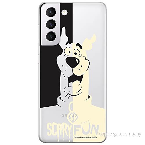 ERT GROUP mobiltelefonfodral för Samsung S21 originalt och officiellt licensierat Scooby Doo mönster 008 optimalt anpassad till formen på mobiltelefonen, gedeeltelijk transparant 5903932378047