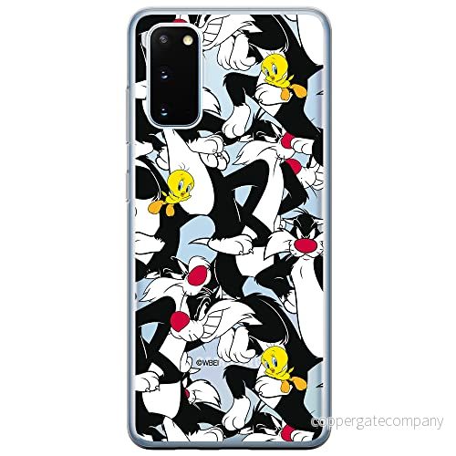 ERT GROUP mobiltelefonfodral för Samsung S20 FE / 5G originalt och officiellt licensierat Looney Tunes mönster Sylvester & Tweety 004, gedeeltelijk transparant 5903932407129