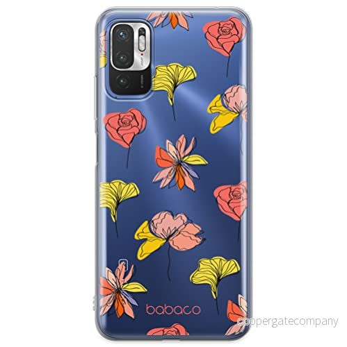 ERT GROUP mobiel telefoonhoesje voor Xiaomi REDMI NOTE 10 5G / POCO M3 PRO origineel en officieel erkend Babaco patroon Flowers 012 aangepast aan de vorm van mobiele telefoon, gedeeltelijk bedrukt 5904805613883