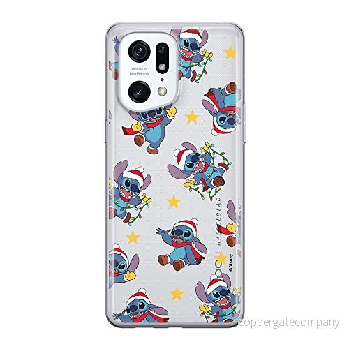 ERT GROUP mobiltelefonfodral för Oppo FIND X5 PRO originalt och officiellt licensierat Disney mönster Stich 011 optimalt anpassad till formen på mobiltelefonen, gedeeltelijk transparant 5905511404116