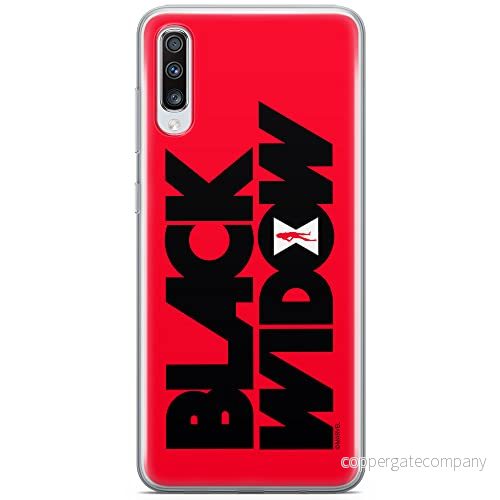 ERT GROUP mobiltelefonfodral för Samsung A70 originalt och officiellt licensierat Marvel mönster Black Widow 011 optimalt anpassad till formen på mobiltelefonen, fodral tillverkad av TPU plast 5903537666976