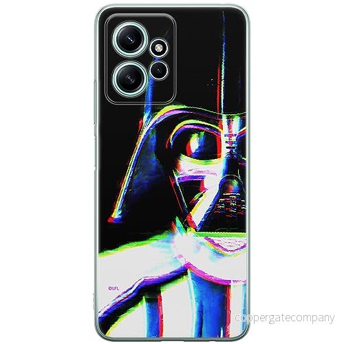 ERT GROUP mobiltelefonfodral för Xiaomi REDMI NOTE 12 4G originalt och officiellt licensierat Star Wars mönster Darth Vader 013 anpassad till formen på mobiltelefonen, fodral tillverkad av TPU plast 5905511953386