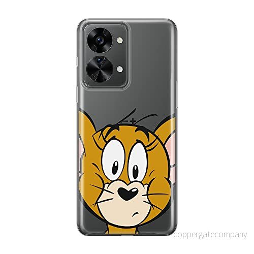 ERT GROUP mobiltelefonfodral för Oneplus NORD 2T 5G originalt och officiellt licensierat Tom & Jerry mönster 002 optimalt anpassad till formen på mobiltelefonen, gedeeltelijk transparant 5905511268008