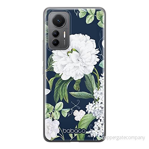 ERT GROUP mobiltelefonfodral för Xiaomi 12 LITE originalt och officiellt licensierat Babaco mönster Flowers 031 optimalt anpassad till formen på mobiltelefonen, fodral tillverkad av TPU plast 5905511509354