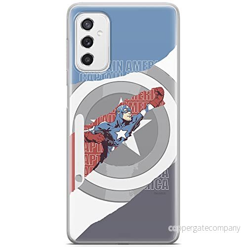 ERT GROUP mobiltelefonfodral för Samsung M52 5G originalt och officiellt licensierat Marvel mönster Captain America 013 optimalt anpassad till formen på mobiltelefonen, fodral tillverkad av TPU plast 5904805496226