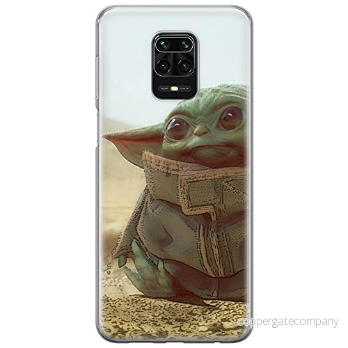 ERT GROUP mobiltelefonfodral för Xiaomi REDMI NOTE 9 PRO/ 9S originalt och officiellt licensierat Star Wars mönster Baby Yoda 003 anpassad till formen på mobiltelefonen, fodral tillverkad av TPU plast 5903932177930