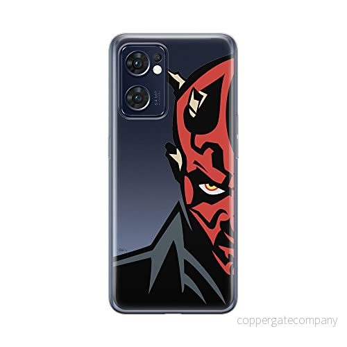 ERT GROUP mobiltelefonfodral för Oppo RENO 7 5G originalt och officiellt licensierat Star Wars mönster Darth Maul 003 optimalt anpassad till formen på mobiltelefonen, gedeeltelijk transparant 5905511311452