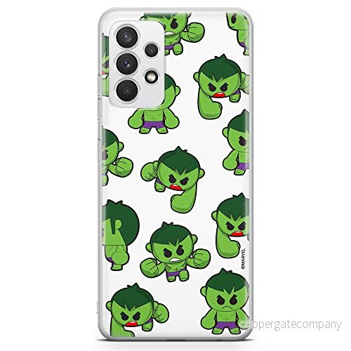ERT GROUP mobiltelefonfodral för Samsung A32 4G LTE originalt och officiellt licensierat Marvel mönster Hulk 006 optimalt anpassad till formen på mobiltelefonen, fodral tillverkad av TPU plast 5904805241826